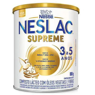 Composto Lácteo Neslac Supreme 800g